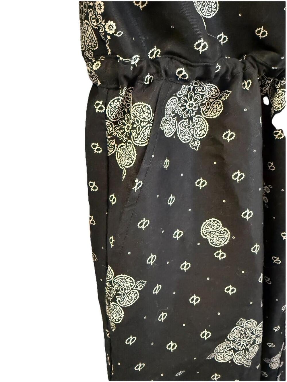 Woolrich Women’s Bandana Print Long Sleeved Utility Dress Medium - Picture 8 of 9